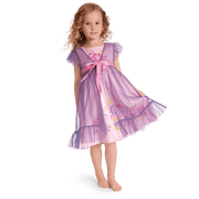 Royal Ruffles Nightie & Robe for Little Girls X7
