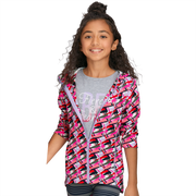 Feeling Fierce Print Jacket for Girls Q7