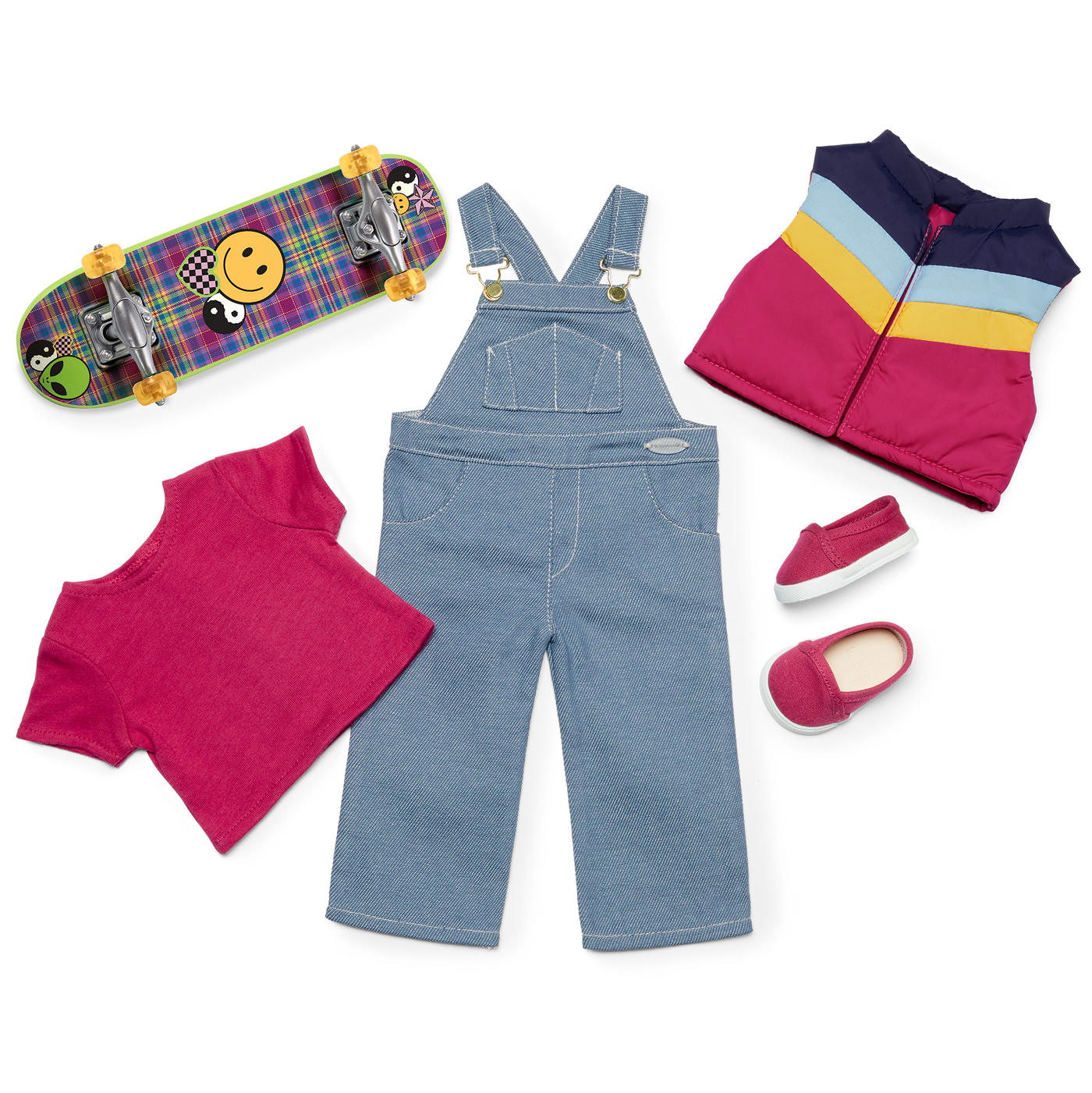 Nicki’s™ Skateboarding Outfit for 18-inch Dolls (Historical Characters) G9