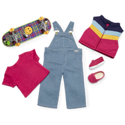 Nicki’s™ Skateboarding Outfit for 18-inch Dolls (Historical Characters) G9