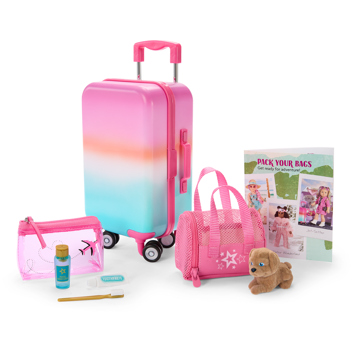 Packed with Fun Luggage Set for 18-inch Dolls W4