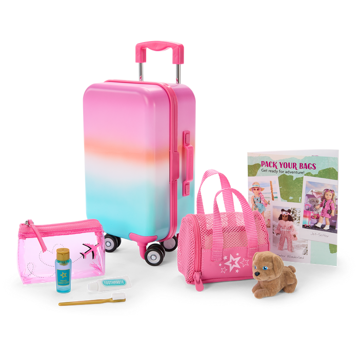 Packed with Fun Luggage Set for 18-inch Dolls W4
