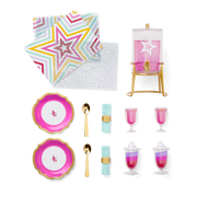 Kitchen Table for Two Set for 18-inch Dolls J0