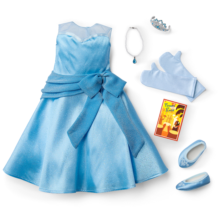 American Girl® Disney Princess Tiana Evening Star Dress & Accessories for 18-inch Dolls I0