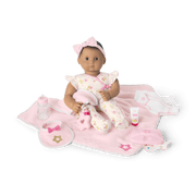 Bitty Baby® Doll #5 with brown hair Care & Play Set C2