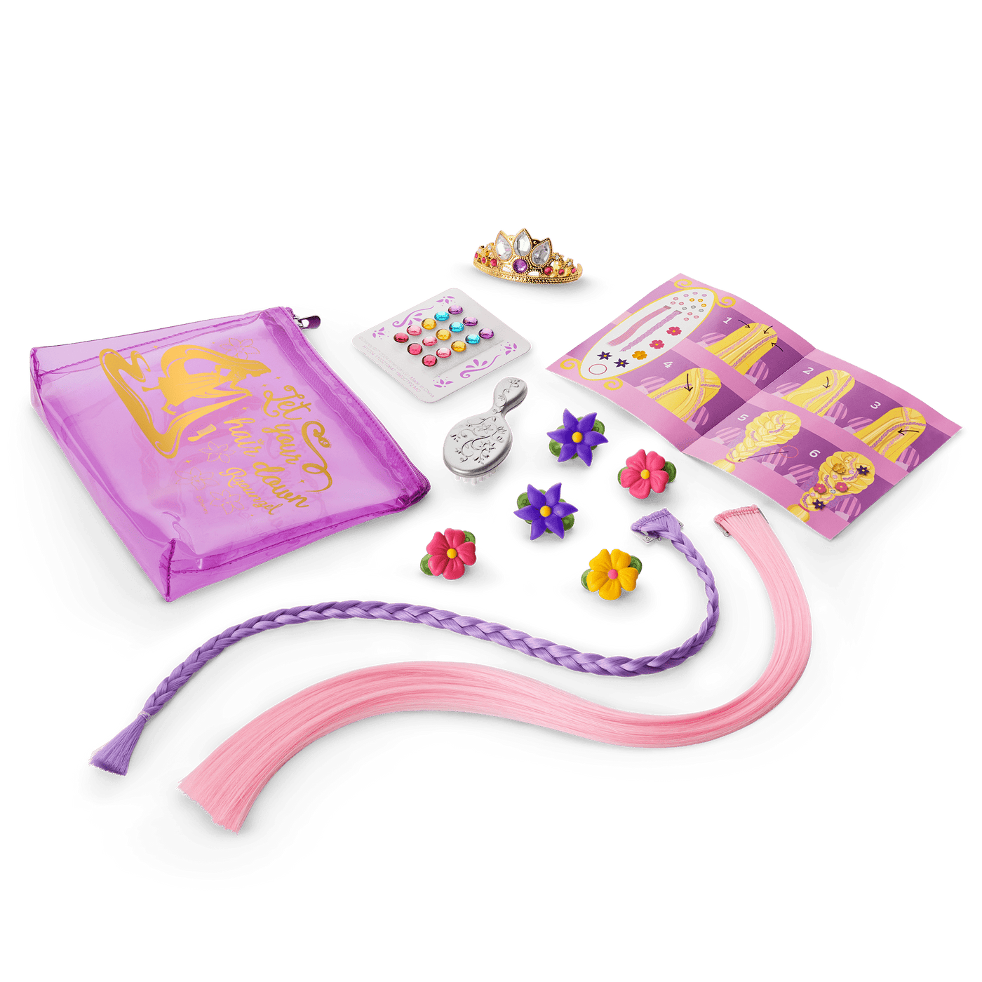 American Girl® Disney Princess Rapunzel Hair Accessories for 18-inch Dolls W9
