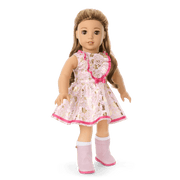 Floral Fashion Outfit for 18-inch Dolls E6