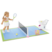 Isabel™ & Nicki's™ 2-in-1 Tennis Court & Skate Spot for 18-inch Dolls (Historical Characters) R7