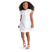 Sunny Flowers Dress for Little Girls S6