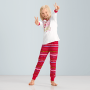 Peace, Love & Joy PJ Top for Girls T0