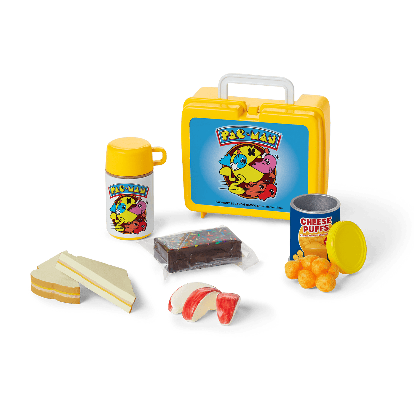 Courtney's™ PAC-MAN™ Lunch Set for 18-inch Dolls (Historical Characters) X4
