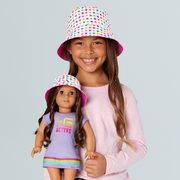 AG™ Star Bucket Hat Set for Girls & Dolls M4