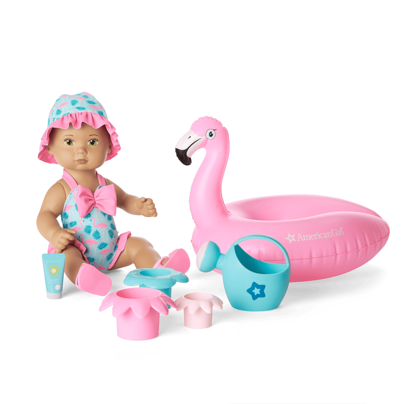 Flamingo Fun Play Set (Bitty Baby® Splash™) W8