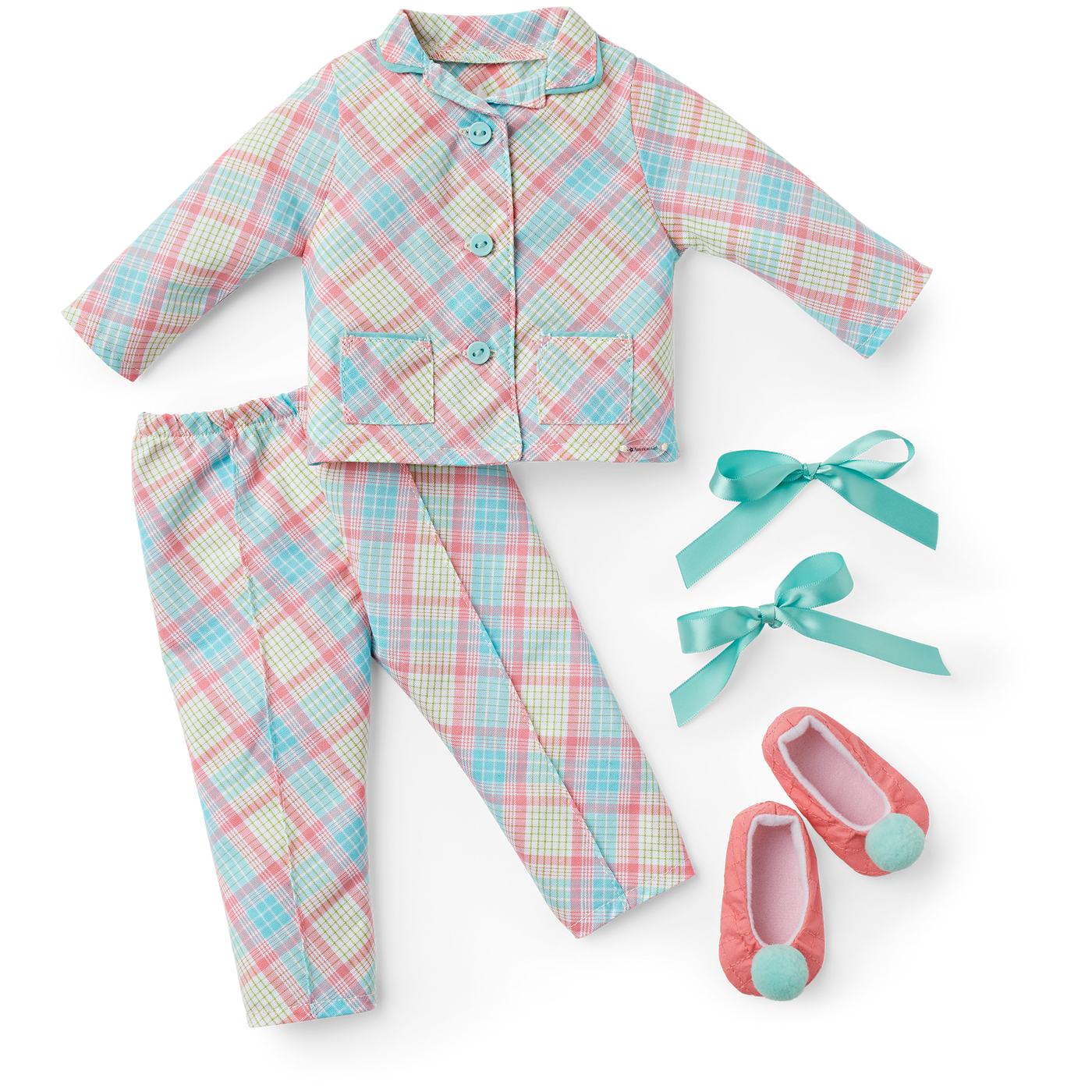 Melody’s™ Plaid Pajamas for 18-inch Dolls (Historical Characters) S5