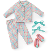 Melody’s™ Plaid Pajamas for 18-inch Dolls (Historical Characters) S5