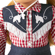 Maryellen's™ Cowgirl Costume for 18-inch Dolls (Historical Characters) K4