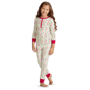 Hearts & Pines Holiday PJs for Girls T2