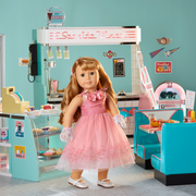 Maryellen’s™ Seaside Diner Bakery Case for 18-inch Dolls (Historical Characters) Z4