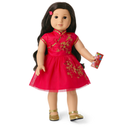 Lunar New Year's Celebration Outfit for 18-inch Dolls I2