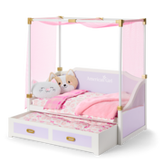 All Set for Sleepovers Canopy Bed for 18-inch Dolls W9