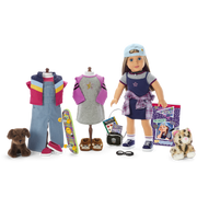 ’90s Twins Nicki’s™ Skateboarding Gift Set (Historical Characters) L9