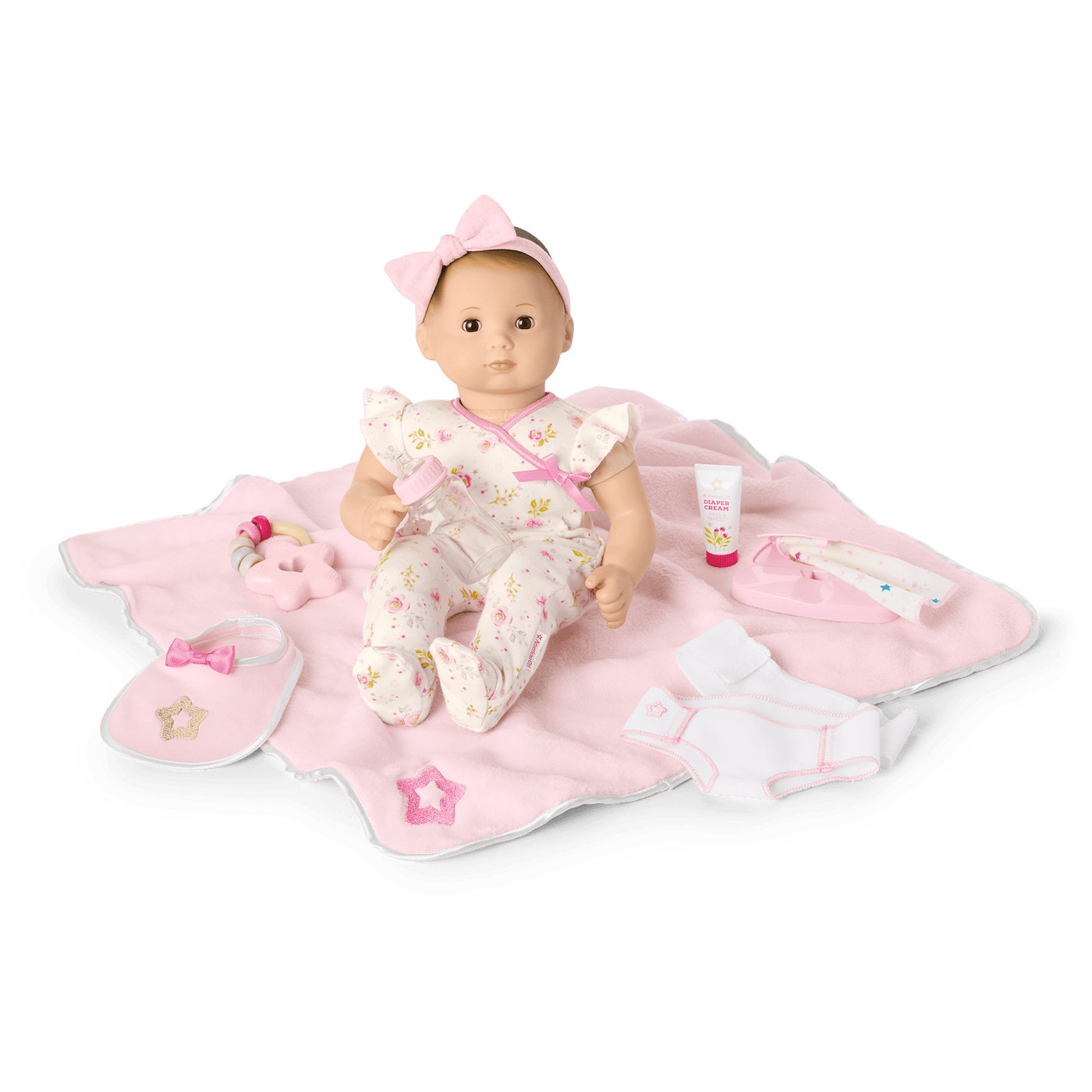 Bitty Baby® Doll #2 with brown hair Care & Play Set B3