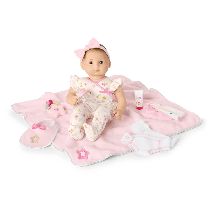 Bitty Baby® Doll #2 with brown hair Care & Play Set B3