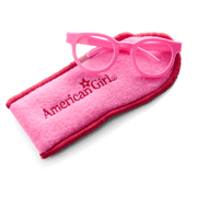 Petal-Pink Glasses for 18-inch Dolls M1