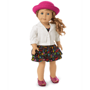 Courtney’s™ White Fringe Jacket for 18-inch Dolls (Historical Characters) D1