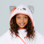 Comfy Puppy Robe Set for Girls & 18-inch Dolls F2