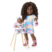 Little Bitty Baby™ Layette & High Chair Set for 7.75-inch Dolls G5