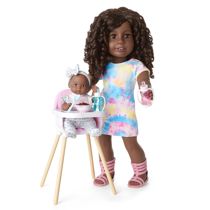 Little Bitty Baby™ Layette & High Chair Set for 7.75-inch Dolls G5
