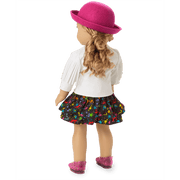 Courtney’s™ White Fringe Jacket for 18-inch Dolls (Historical Characters) D1