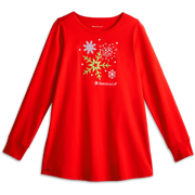 Holiday Dreams Pajama Top for Women B8