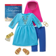 Eid al-Fitr Celebration Outfit for 18-inch Dolls N0