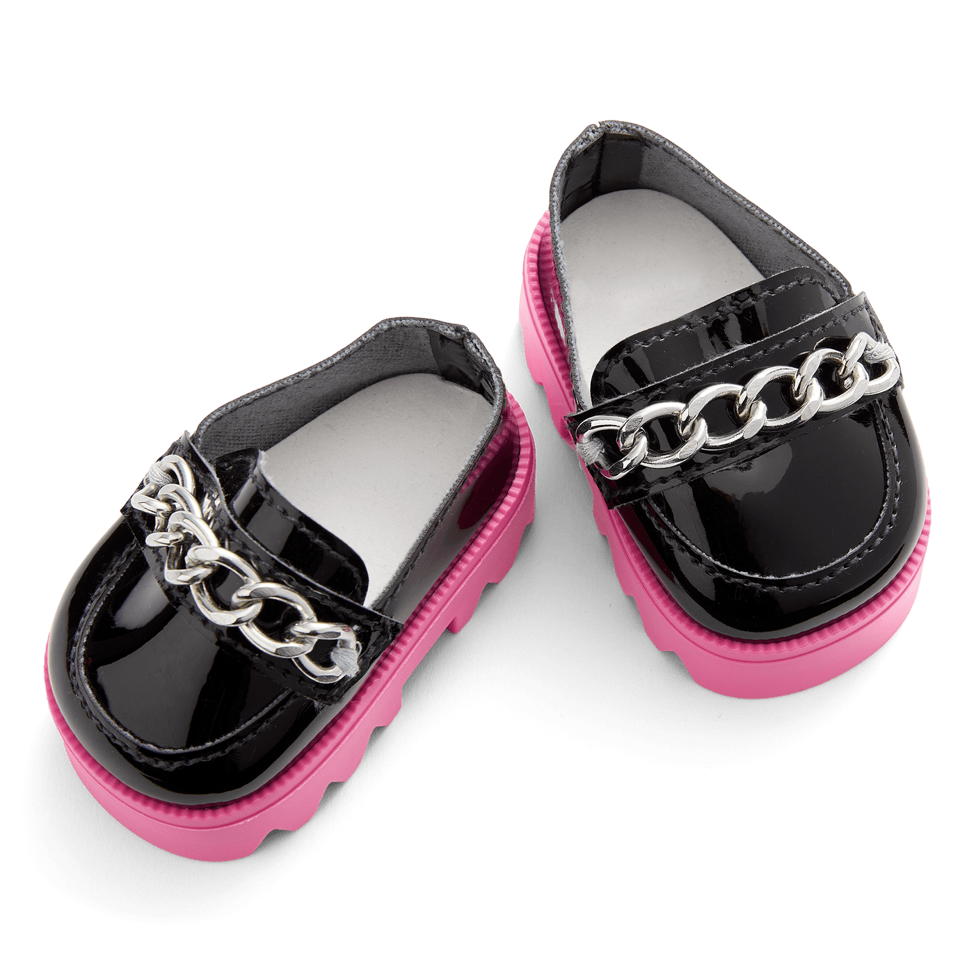 Fuchsia Flair Platform Loafers for 18-inch Dolls O6
