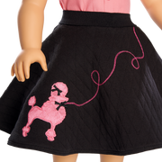 Maryellen's™ Poodle Skirt Outfit for 18-inch Dolls (Historical Characters) X0