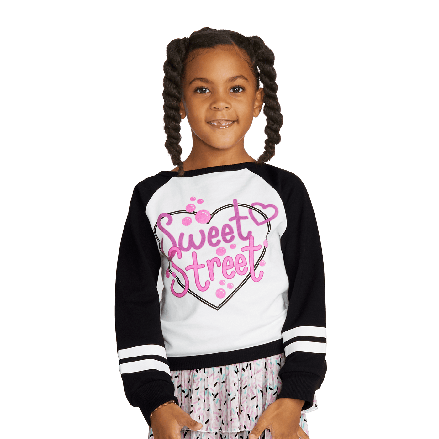 Sweet Street Sweatshirt for Girls C8