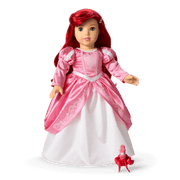 American Girl® Disney Princess Ariel Castle Ball Gown, Sebastian & Accessories for 18-inch Dolls N6