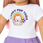 Summer’s™ Waggy Pup Tails™ Outfit for 18-inch Dolls (Girl of the Year™ 2025) B9