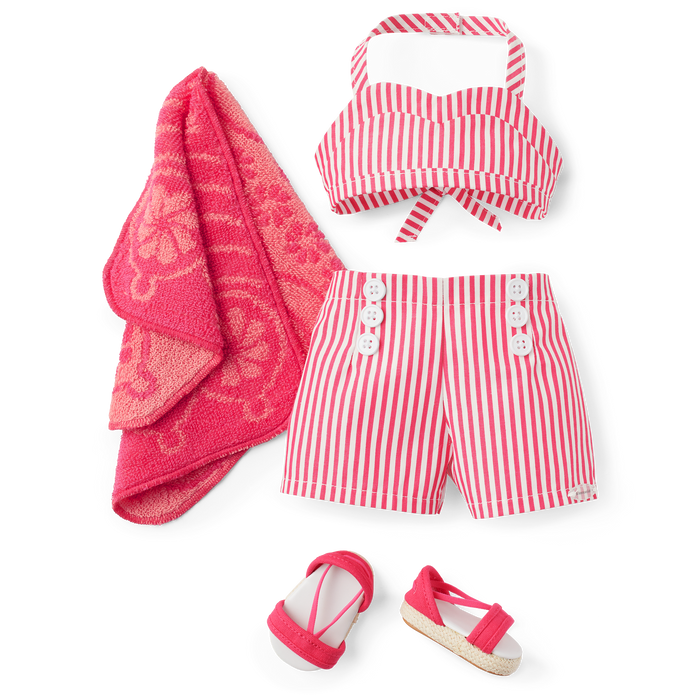 Nanea’s™ Two-Piece Swimsuit for 18-inch Dolls (Historical Characters) W3