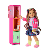 Colorful Cubbies Locker Set for 18-inch Dolls J2
