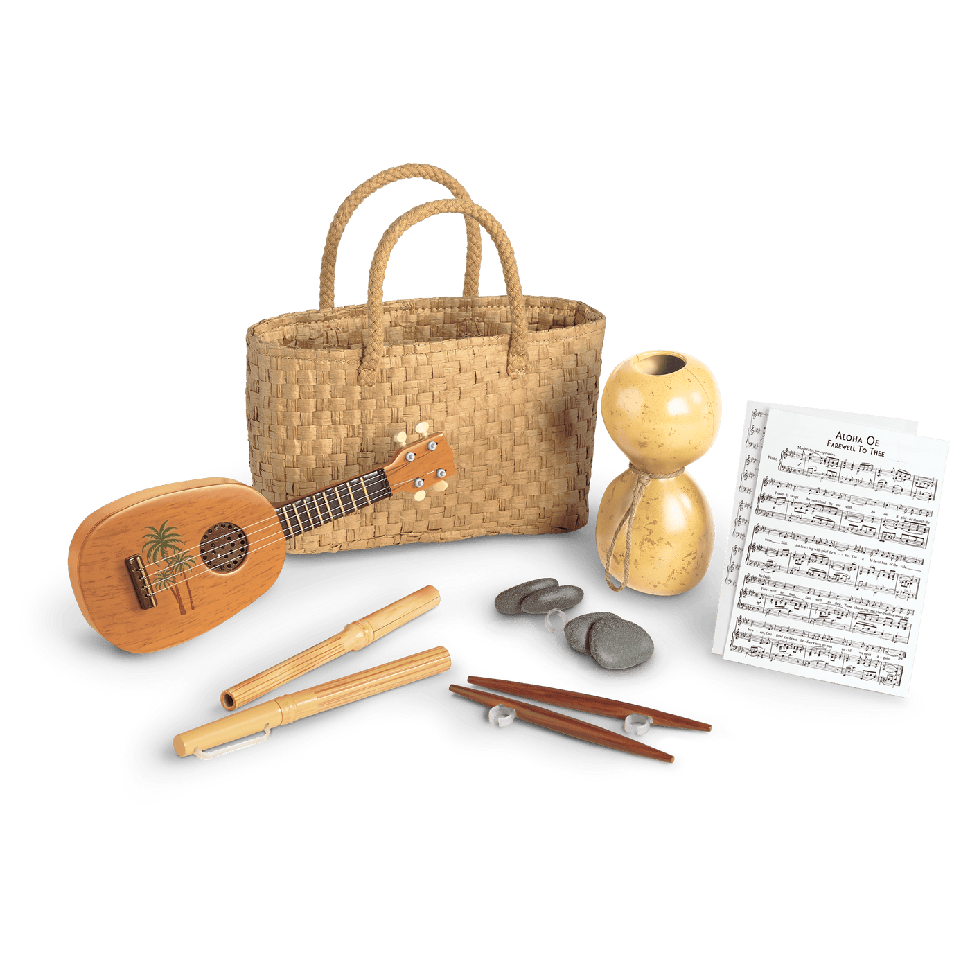 Nanea's Hula Implements for 18-inch Dolls (Historical Characters) T0