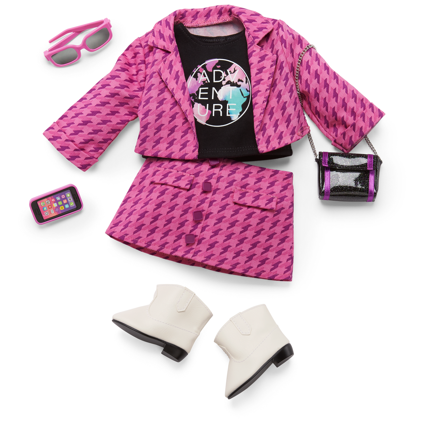 Fun in the City Travel Outfit for 18-inch Dolls O1
