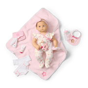 Bitty Baby® Doll #3 with blonde hair Care & Play Set N1
