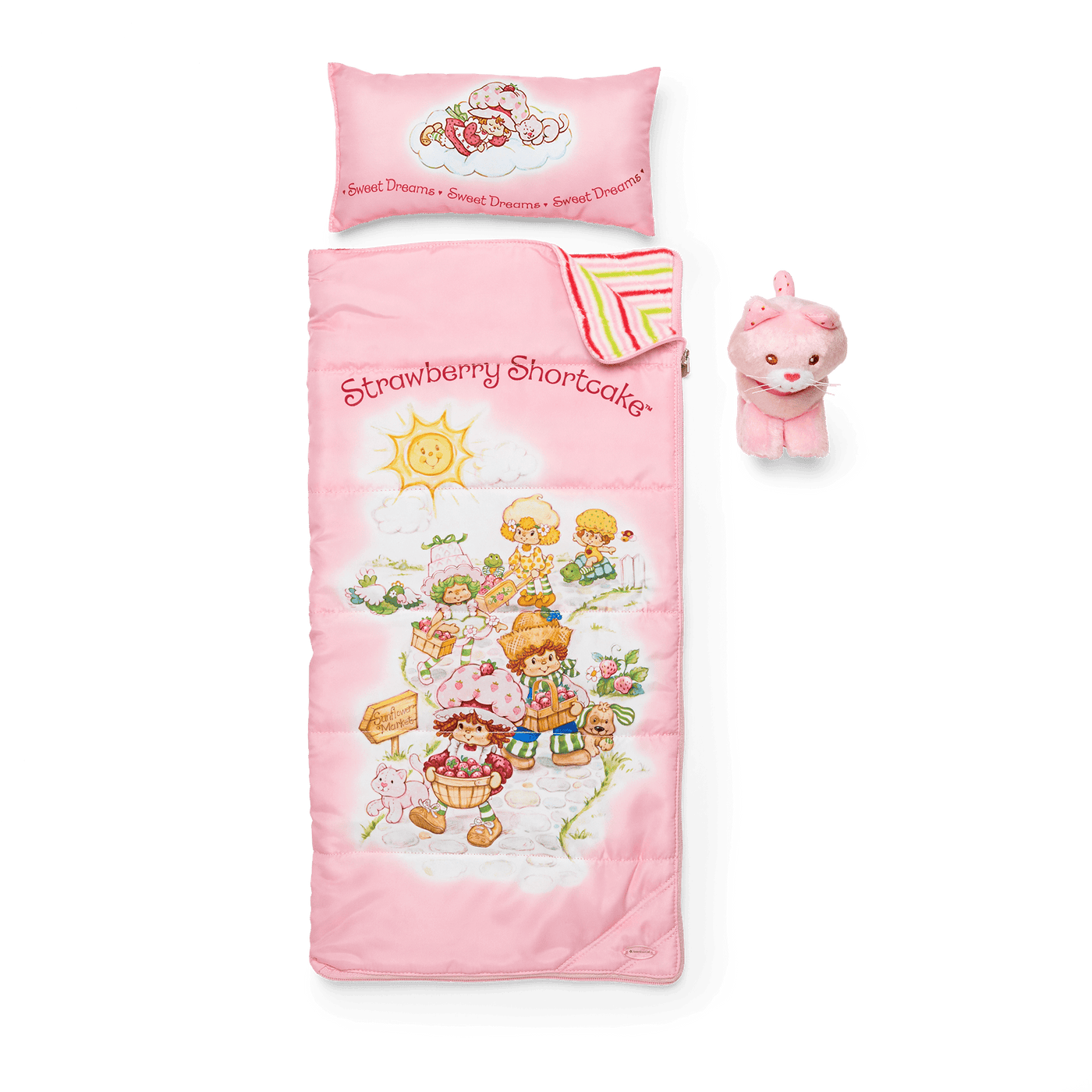 Courtney's™ Strawberry Shortcake™ Sleeping Bag Set for 18-inch Dolls (Historical Characters) B6