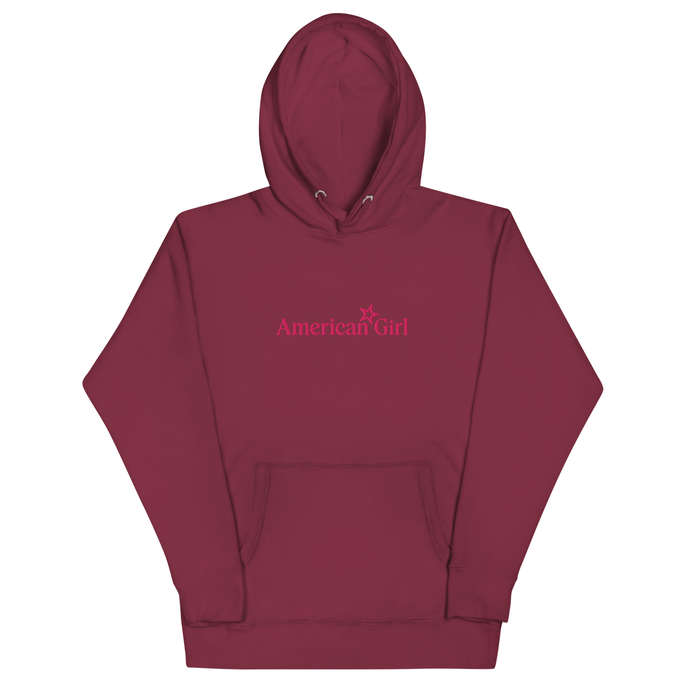 American Girl® Burgundy Hoodie for Adults I6