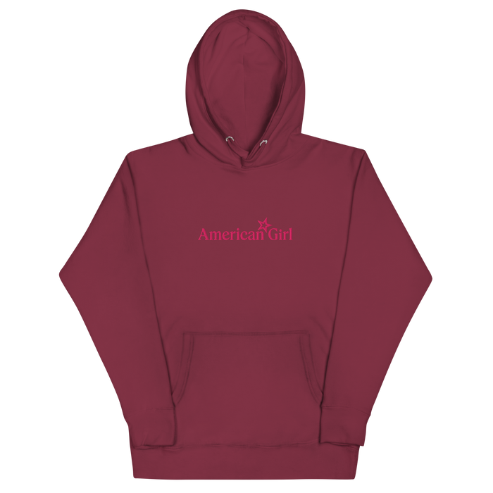 American Girl® Burgundy Hoodie for Adults I6
