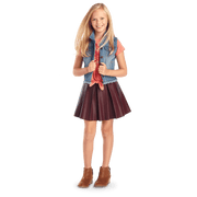 Embossed Paisley Skirt for Girls S1
