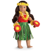 Nanea's™ Hula Outfit for 18-inch Dolls (Historical Characters) Q2